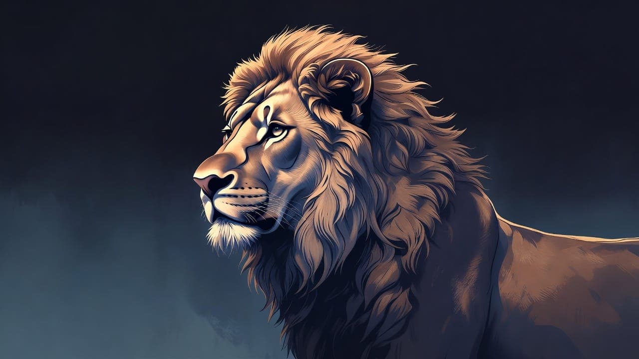 Lion — Courage, front-position, decisive action